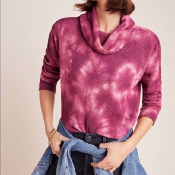 NWOT Anthropologie Maeve Thermal Top Size XSP - Picture 1 of 6